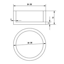 Tartlet sütőgéphez való sütőlapok TMNP - kerek - Ø 37 mm - 30 tartlethez - 380x328 mm - kompatibilis: TMNP
