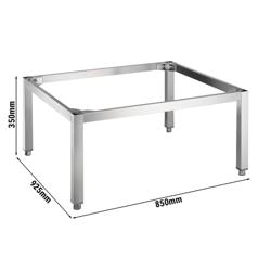Support pour four combiné - 850x925x350mm - Inox - compatible avec BB446N, BB646N, BB1046, BB646N-TP, BB1046N-TP, BB446N-TP, HEB611-46 & HEB1011-46 - avec pieds réglables en hauteur