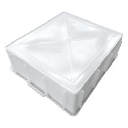 Bak voor viskoelkast - 465x400x143mm - wit - polycarbonaat - passend voor KSF664F