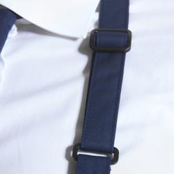 KARLOWSKY | Vattenavvisande haklappsförkläde Basic - med spänne - marinblå