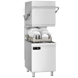 Lave-vaisselle à capot - Manuel - 6,52 kW - avec pompe à détergent- & à produit de rinçage        