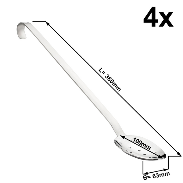 (4 bucăți) Lingură de servit - perforată - Ø 6,3 cm