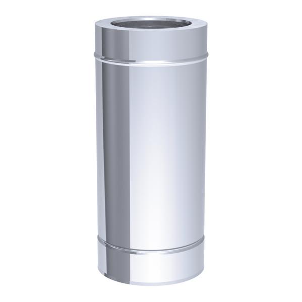 Tubo liso - en acero inoxidable - Longitud:0,5m - Ø250mm