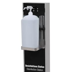 Dozator pentru dezinfectant - din otel inoxidabil