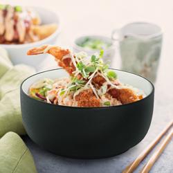 (6 szt.) Miseczka - Cosmic - Porcelana - 110x110mm - Czarny