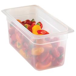 (6 pièces) CAMBRO | Bac GN 1/3 en polypropylène – translucide – Hauteur : 150 mm