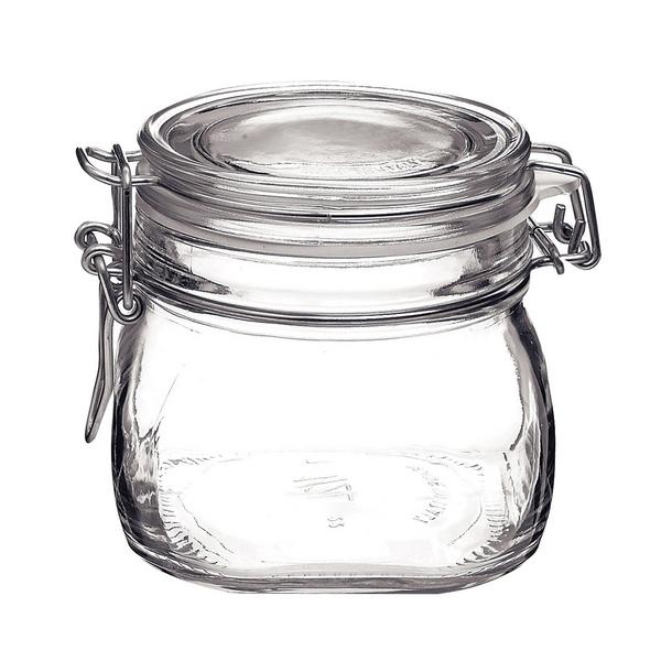 (6 komada) Staklenka Bormioli Rocco - DUBLIN - 500 ml - Sa okretnim poklopcem 