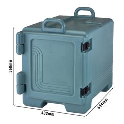 CAMBRO | ULTRA PAN CARRIER® - Contenitore termico da 34 litri - per 3x contenitori GN 1/1 - Blu ardesia