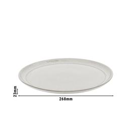 STAUB | DINING LINE - Piatto - piano - Ø 260mm - Ceramica - Tartufo bianco