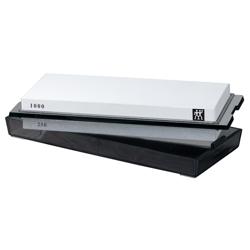 (2 pcs) ZWILLING | Whetstone Sharpening Stone Set – Double‑Sided x2 - Grit 250/1000 & 3000/8000