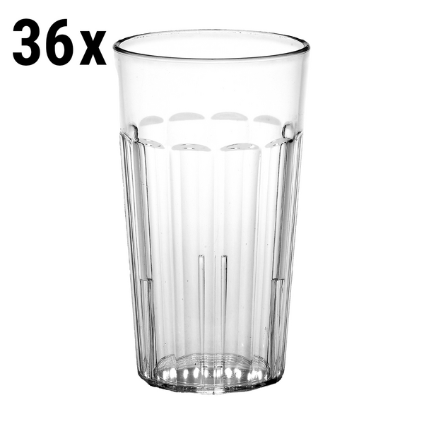 (36 st) CAMBRO | NEWPORT - Drickskopp - 373 ml - BPA-fri - Transparent