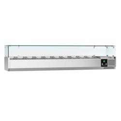 Vitrina de Ingredientes PREMIUM - 2000x460/335mm - 10x GN 1/4