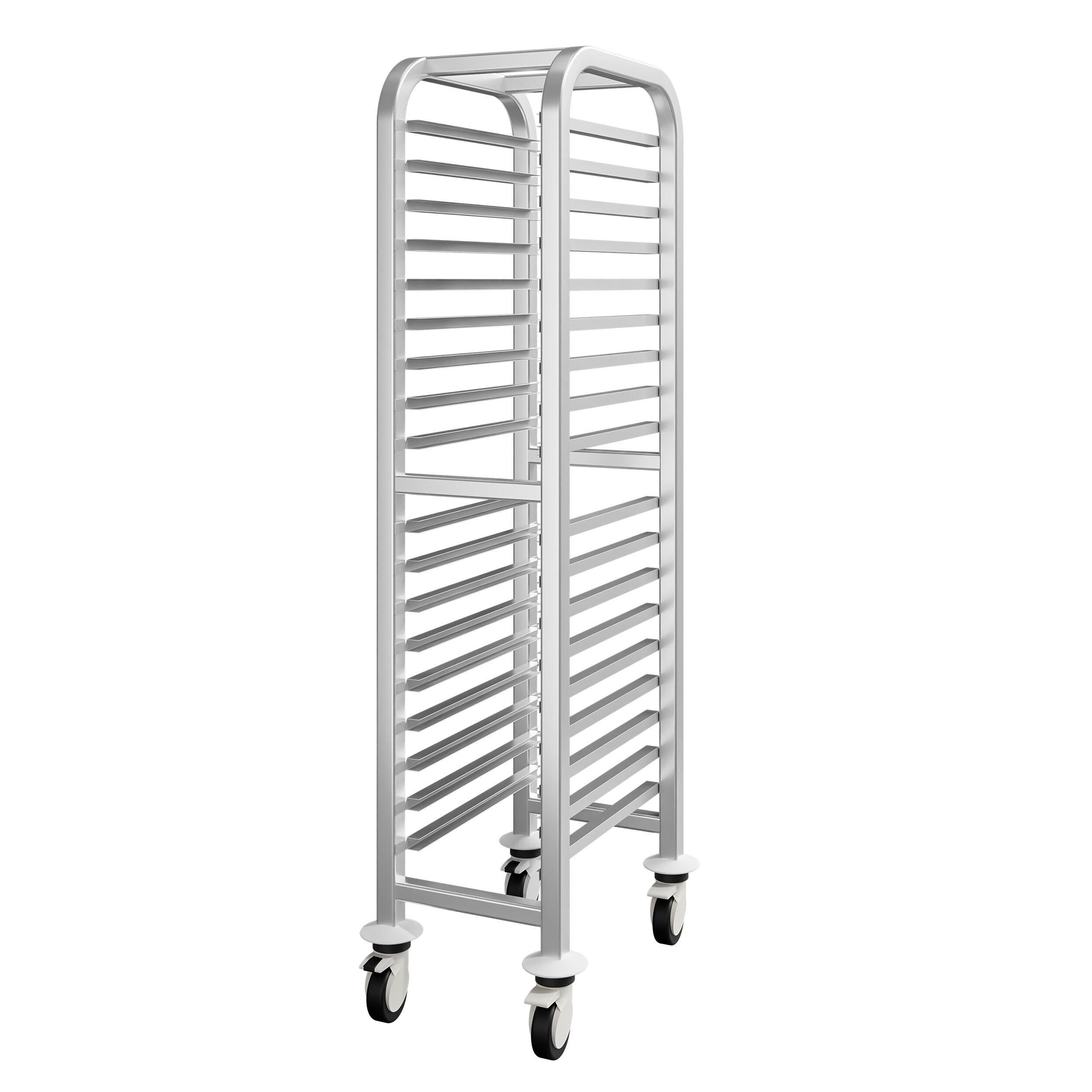 Chariot à plateaux – pour 17 plateaux GN 1/1 – avec roulettes silencieuses