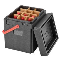 CAMBRO | CAM GOBOX® - Boîte à boissons avec sangle de transport - Sangle rouge    