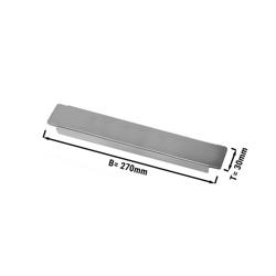 Barra per contenitori GN - per GN 1/4 - Acciaio inox - 270x30mm