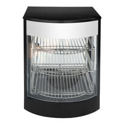 Sıcak Tutma Vitrini - 355mm - 800 Watt - 3 raflı - Siyah