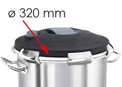 Joint en Silicone pour Autocuiseur - Ø 320 mm - Compatible avec SKTK15#DSKT32, SKTK18#DSKTK32, SKTK23#DSKTK32