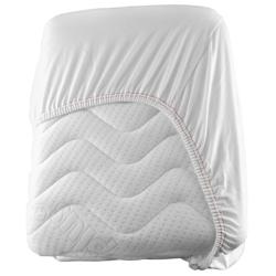 (10 Stück) Jersey Spannbettlaken - 200g/m² - 160x200 - Weiß