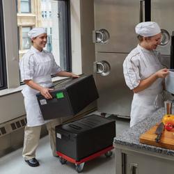 CAMBRO | CAMDOLLY - Carrello di trasporto - adatto per tutte le scatole EPP GN 1/1 - Rosso