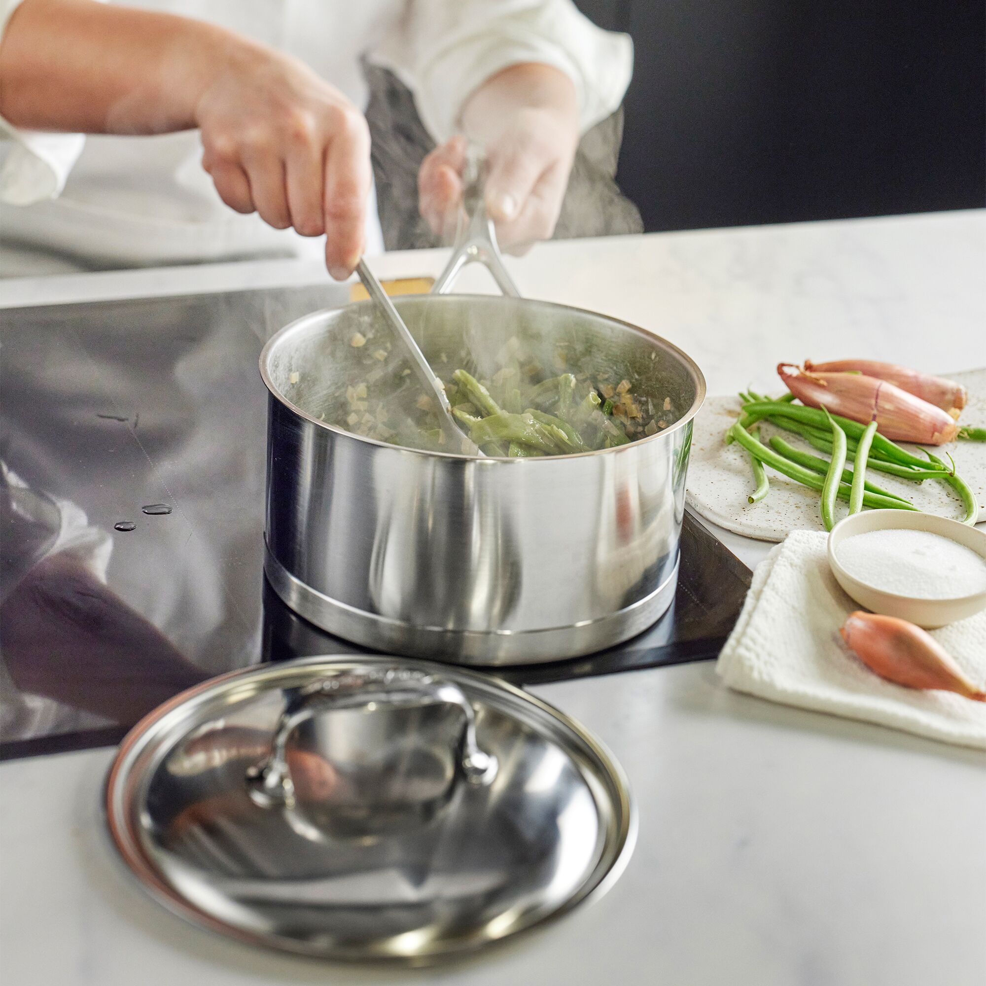 DEMEYERE | ATLANTIS 7 - Casserole avec couvercle - Ø 160mm - inox