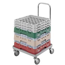 CAMBRO | CAMDOLLY® - Geschirrkorbwagen - passend für CAMBRO | CAMRACK® 1/1 - mit Griff - Grau