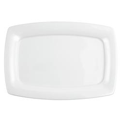 (6 pcs) SELTMANN WEIDEN | Savoy Gourmet Plates – Rectangular – Porcelain – White – 355×245 mm