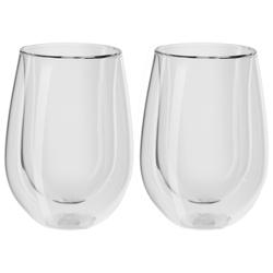 (2) ZWILLING | Sorrento Bar Long Drink Glass Set – 350 ml - double‑walled borosilicate