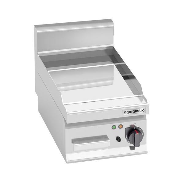 Plancha eléctrica - lisa cromo duro (4 kW)