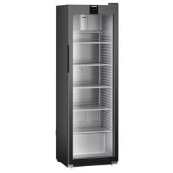 LIEBHERR | Réfrigérateur PERFECTION - 400 litres - Intérieur en plastique - Avec 1 porte en verre - Noir