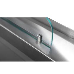 Stație de gătit mobilă - 1600 x 850 mm - înălțime: 1170 mm - include friteuză, plită de prăjit și bain-marie