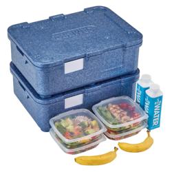 CAMBRO | Cam GoBox® Meal Transport Box – 4‑compartment – 485×350×165 mm – Blue