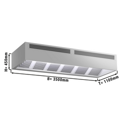 Φούσκα Απαγωγής-Επαγωγική - 3,5 μ. - με Φίλτρο & LED Λάμπα
