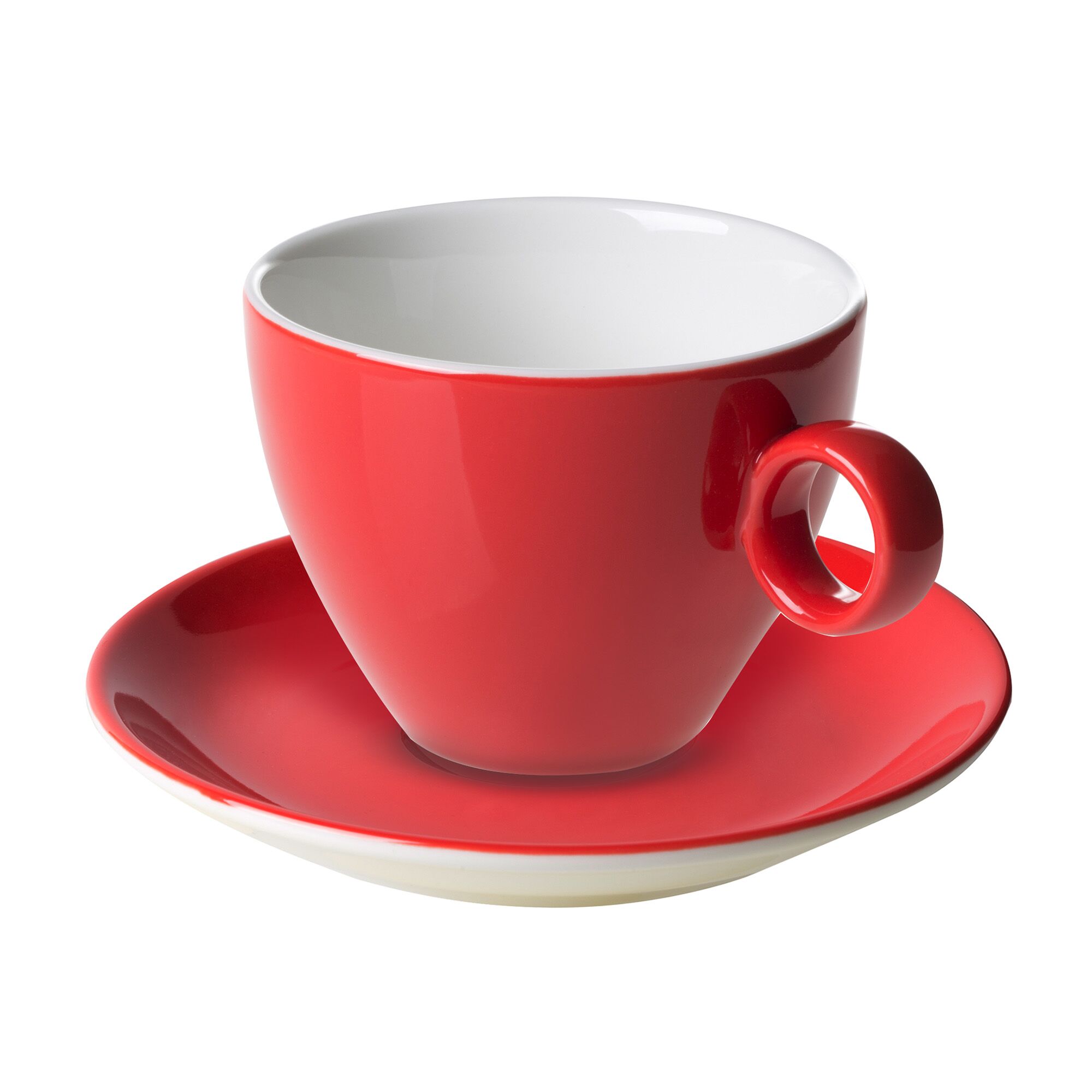 (6 pièces) BART COLOUR CAFE – Sous-tasse à cappuccino – Ø 155 mm – Rouge