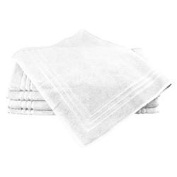 (10 Stück) Oslo Badevorlage - 650g/m² - 50x70cm - Weiß