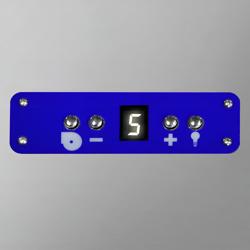 Hotte caisson avec moteur – 1400 mm – avec régulateur, filtre et lampe