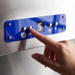 Ventilationskåpa 2,2 m - med motor, controller, filter och lampa