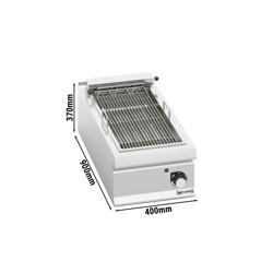 Elektrische grillplaat - 5,4kW - 0,4x0,9m - Tafelmodel - RVS