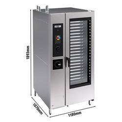 Combisteamer - Touch - 40x GN 1/1 - incl. wassysteem, temperatuursensor, boiler & binnenrek