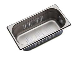 RVS  GN bak 1/3 - Geperforeerd - Hoogte: 100mm