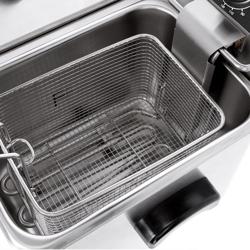 Dubbele elektrische friteuse - 4+4 liter - 2x 2,5 kW