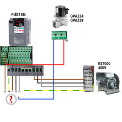 GM 3/8-VML- شیر مغناطیسی گاز