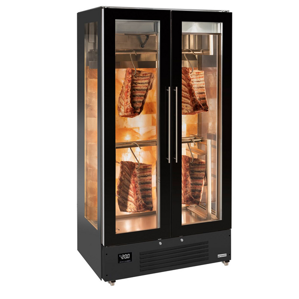 Dry Aging vleesrijpingskast - 1000x690mm - met 2 glazen deuren