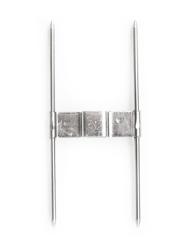 Escapada dupla para grelhador de frango - 55x138x15mm - Aço inoxidável - com pegador em plástico - compatível com séries GM, HGEM & EM | ESOSM01