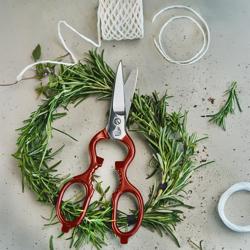 ZWILLING | Multi-Purpose Kitchen Scissors – 200 mm - Stainless Steel - Bottle & Lid Opener - Red