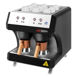 Commercial Turkish Coffee & Mocha Machine DUO – 2-station - plumbed water - stainless steel - 1.4 kW