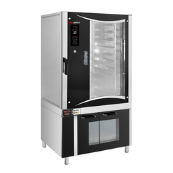 Bakkerij elektrische combisteamer - Digitaal - 10x EN 80x40 - incl. rijskast & wassysteem