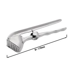 Knoflookpers - met ontpitter - Lengte: 34mm - Aluminium