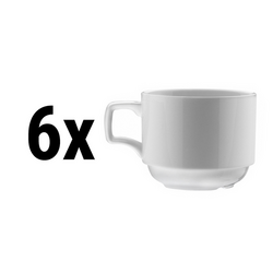(6 stk.) SEA WAVE - Kaffe/te kop - 120 cc
