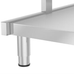 Stojak na sztućce KOPENHAGEN - Wysokość:1500mm - Stal nierdzewna - model wolnostojący