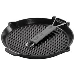 STAUB | GRILL PANS - Tava za prženje sa izljevom - Ø 280 mm - Lijevano željezo - Crna boja 